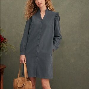 Garnet Hill Daphne Curduroy Dress